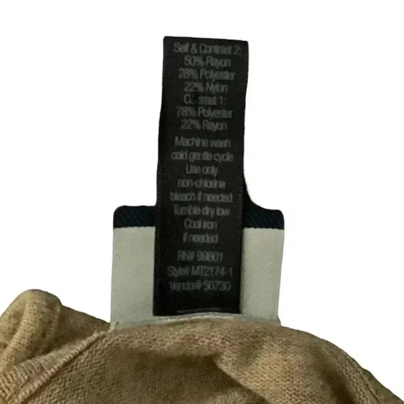 Daytrip Long open front cardigan sweater great condition color Tan Leapord Black - Picture 7 of 7